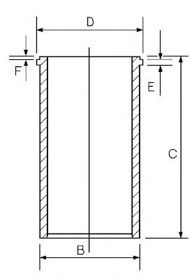 GOETZE ENGINE 1404004000 -  Гильза цилиндра